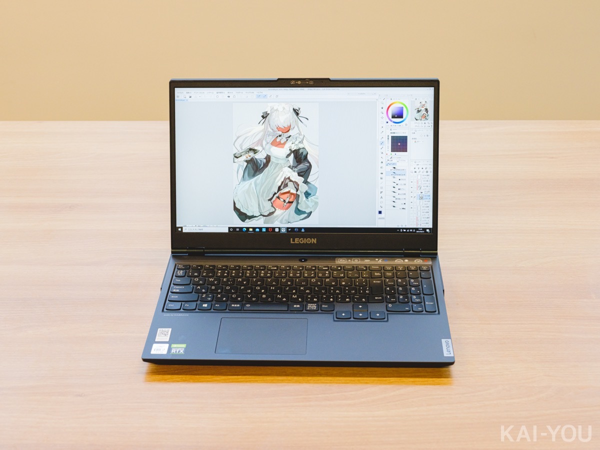 lackさんに使用してもらった「Legion550i」