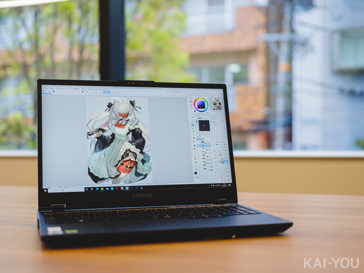 lackさんに使用してもらった「Legion550i」