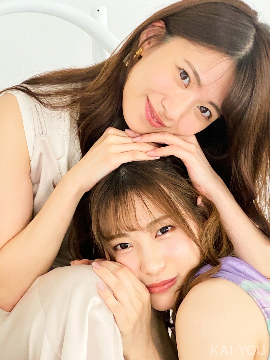 山岸逢花さんと美谷朱里さん