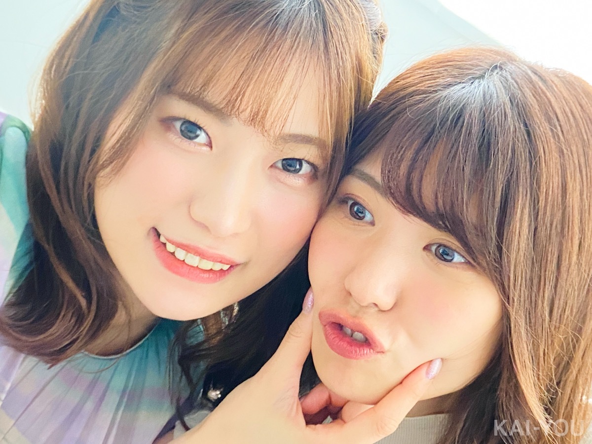 山岸逢花さんと美谷朱里さん