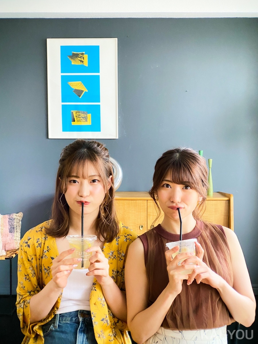 山岸逢花さんと美谷朱里さん