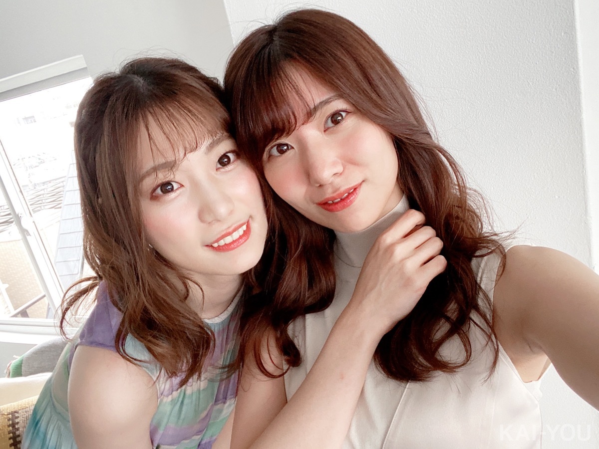 山岸逢花さんと美谷朱里さん