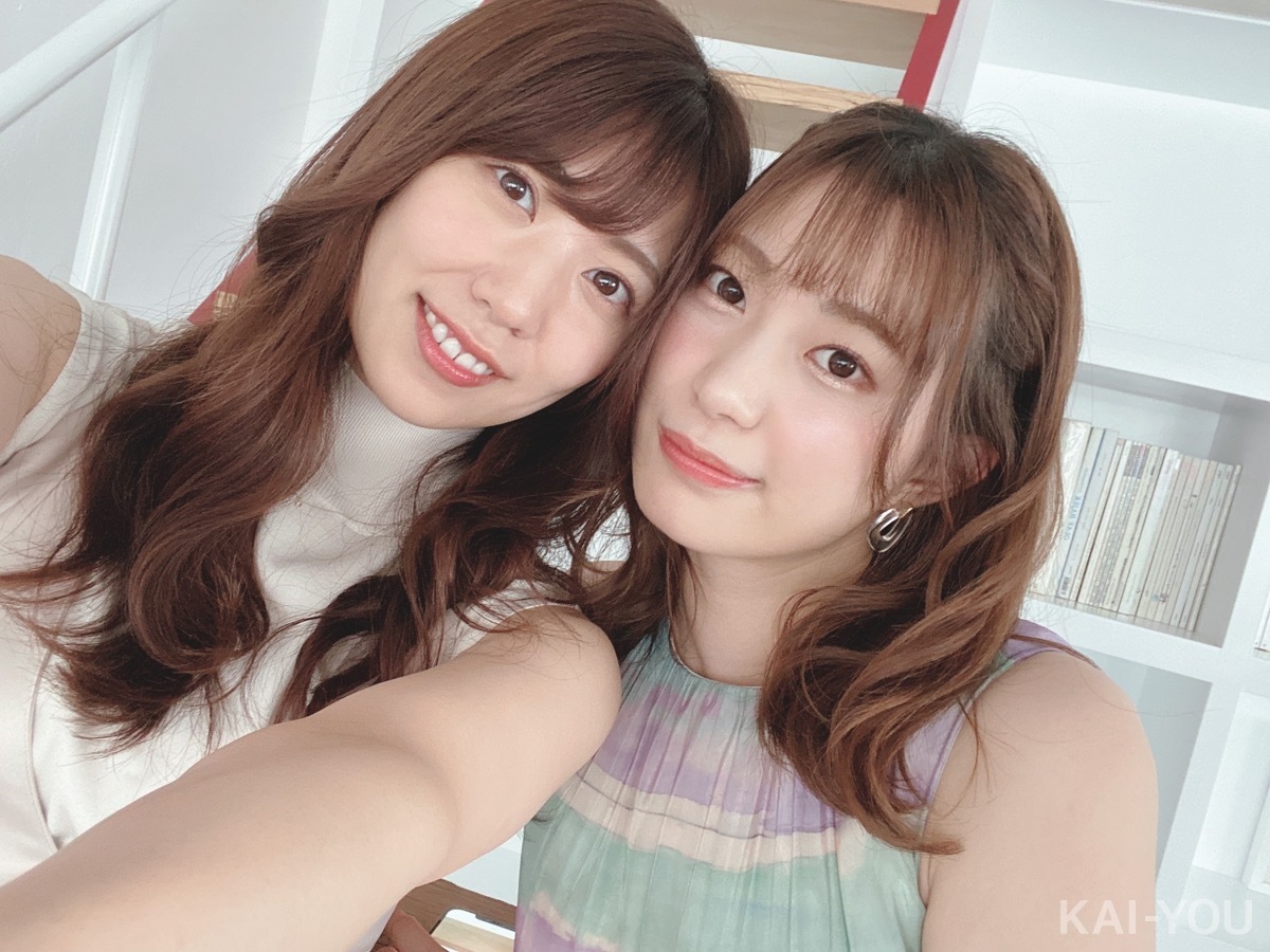 山岸逢花さんと美谷朱里さん