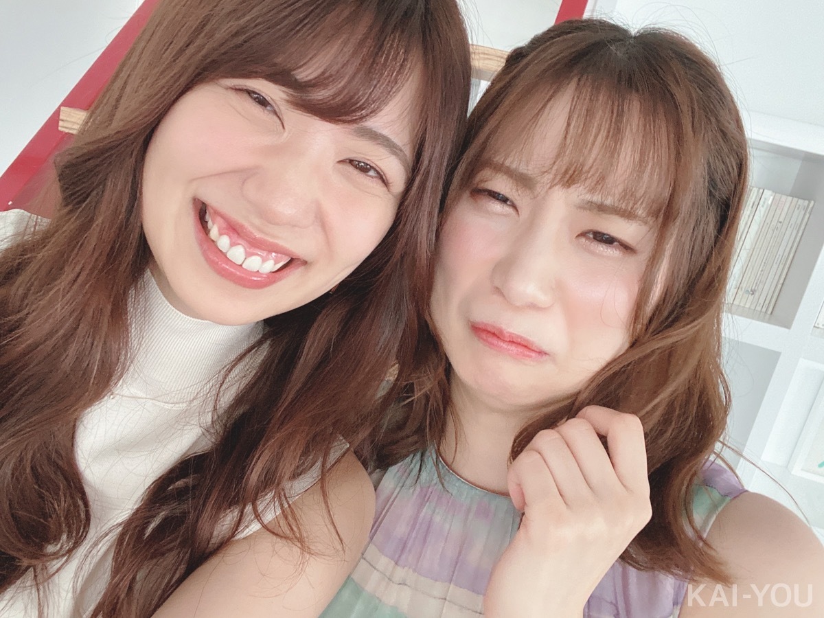 山岸逢花さんと美谷朱里さん