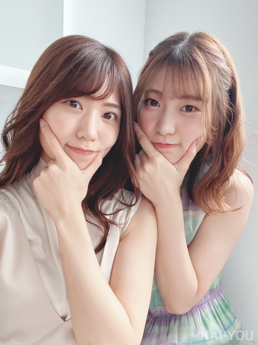 山岸逢花さんと美谷朱里さん