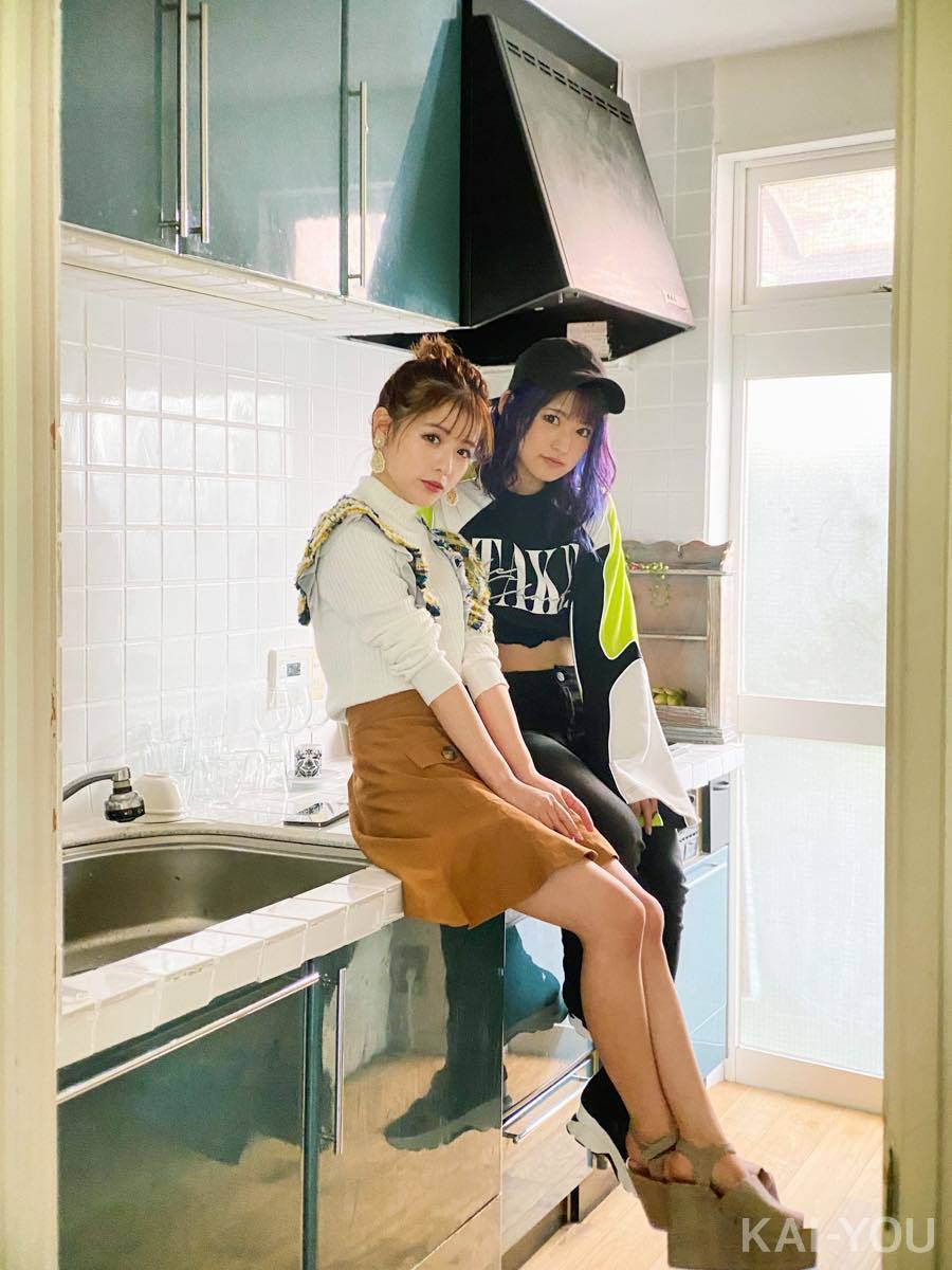 セクシー女優　渚みつきさんと永瀬ゆいさん