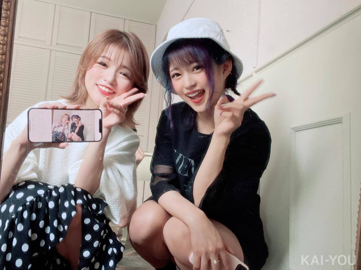 セクシー女優　渚みつきさんと永瀬ゆいさん