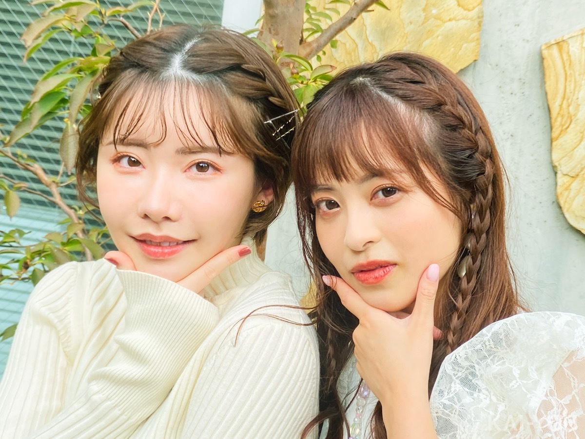 セクシー女優　深田えいみさんと桜もこさん