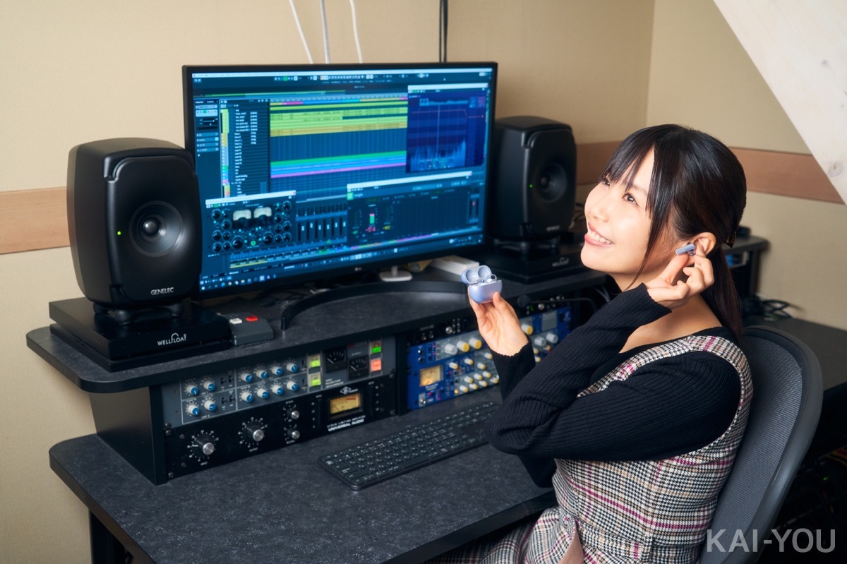 画像9: 「イヤホンをヒロインに例えてプレゼン」声優 小岩井ことり、音の探求者たる超聴力