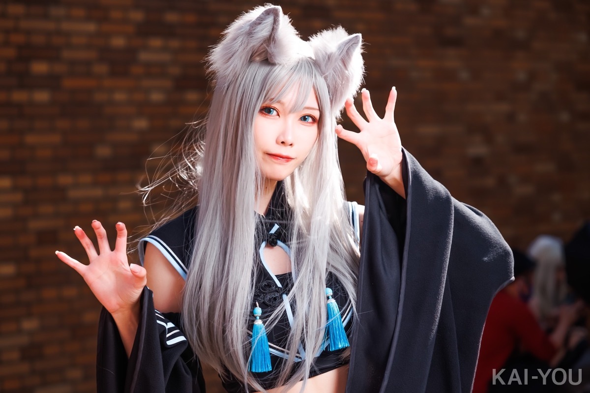 池ハロ2022_嘉宮つむぎさん／創作ケモ耳のコスプレ
