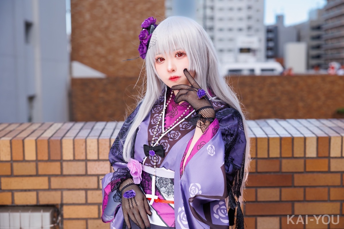 池ハロ2022_九十九ぱてさん『ローゼンメイデン0-ゼロ-』水銀燈のコスプレ