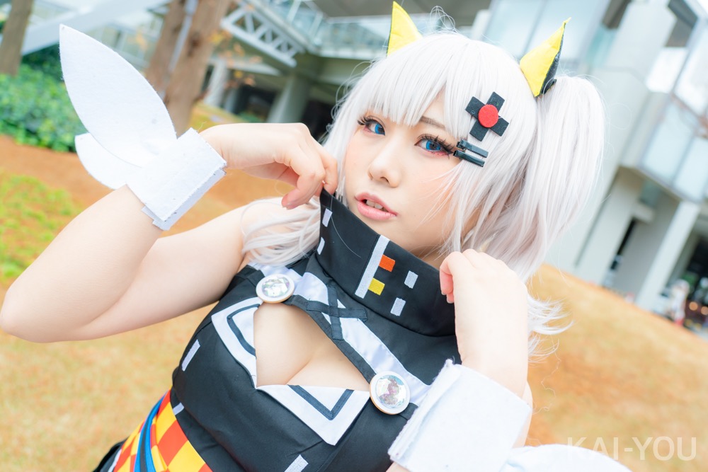 卯月のなさん　バーチャルYouTuber・輝夜月のコスプレ