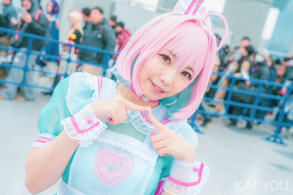 天使みゅ。さん　『アイドルマスターシンデレラガールズ』夢見りあむのコスプレ