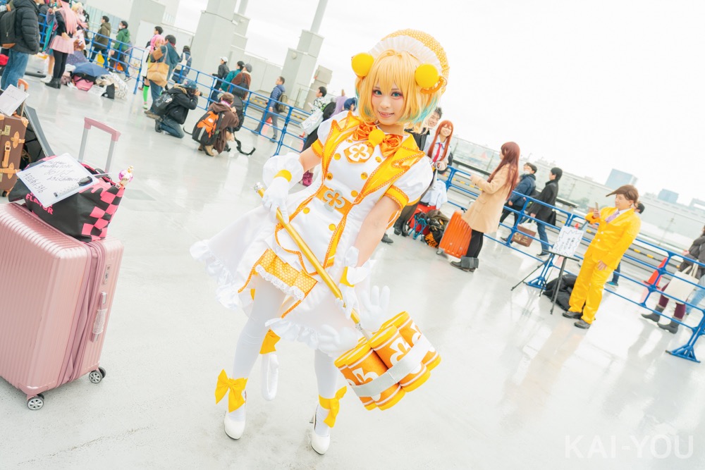 ありささん　『ボンバーガール』パインのコスプレ