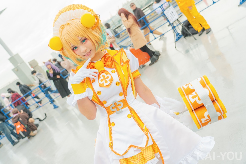 ありささん　『ボンバーガール』パインのコスプレ