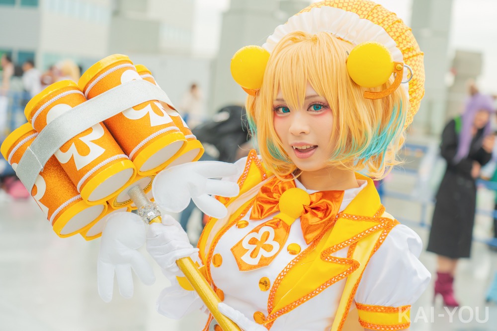 ありささん　『ボンバーガール』パインのコスプレ