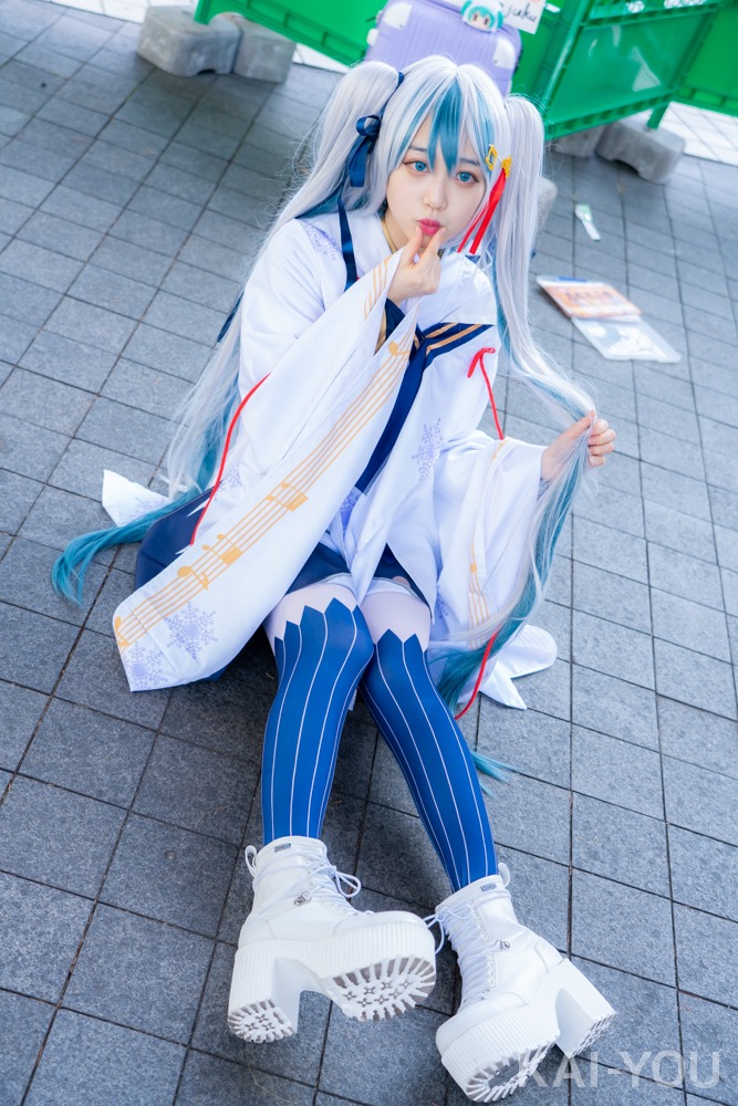 みするさん『初音ミク（雪ミク）』のコスプレ