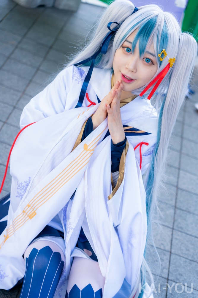 みするさん『初音ミク（雪ミク）』のコスプレ