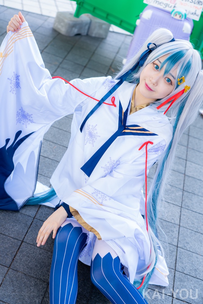 みするさん『初音ミク（雪ミク）』のコスプレ