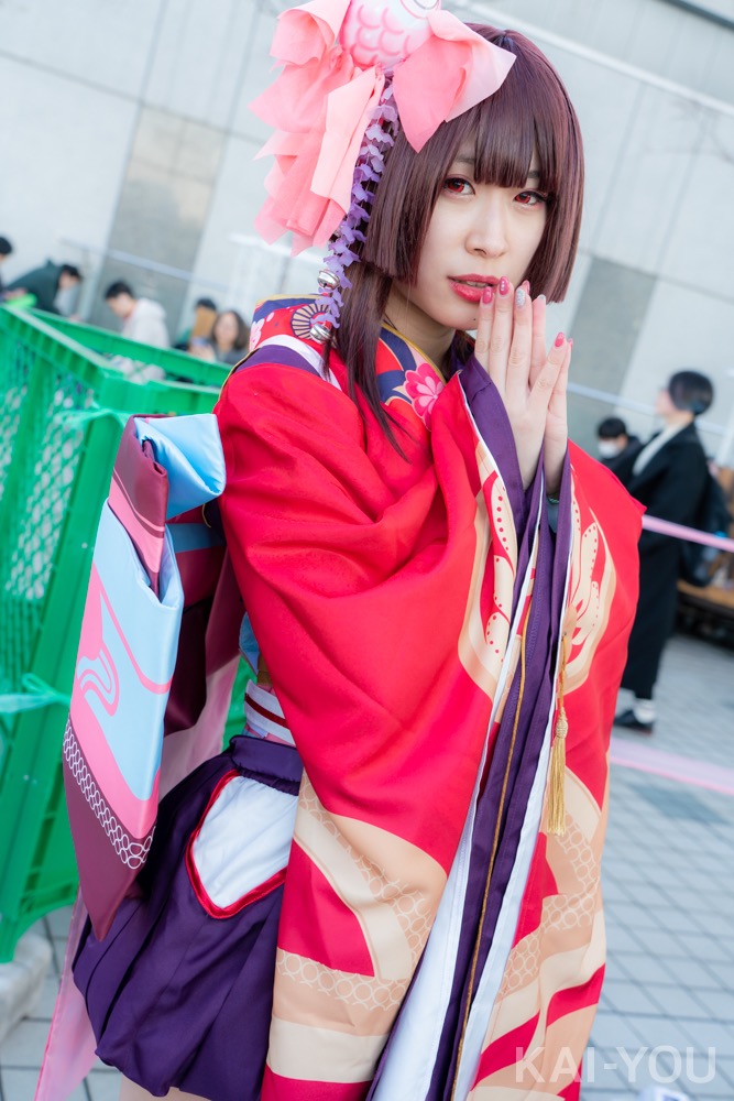 瀬戸万莉愛さん『陰陽師』神楽のコスプレ