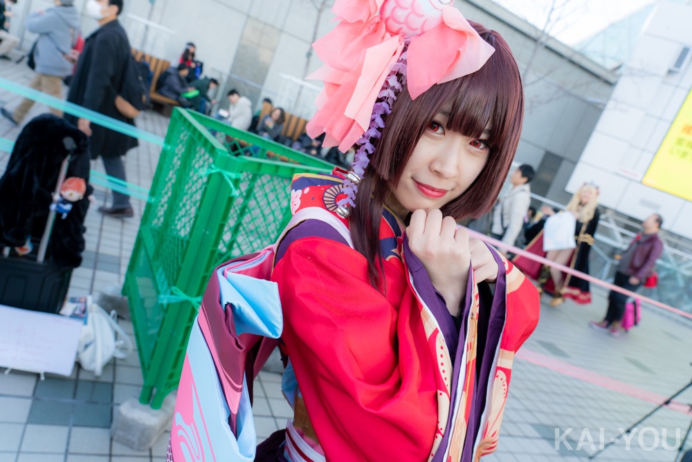 瀬戸万莉愛さん『陰陽師』神楽のコスプレ