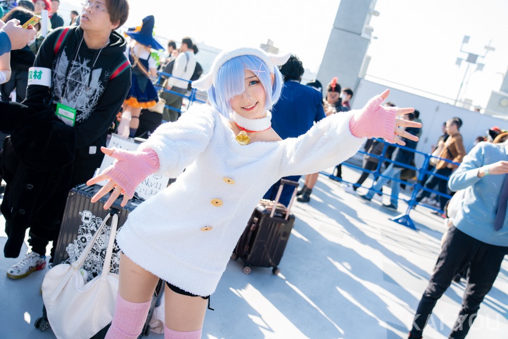神楽坂真冬さん『Re:ゼロから始める異世界生活』レムのコスプレ