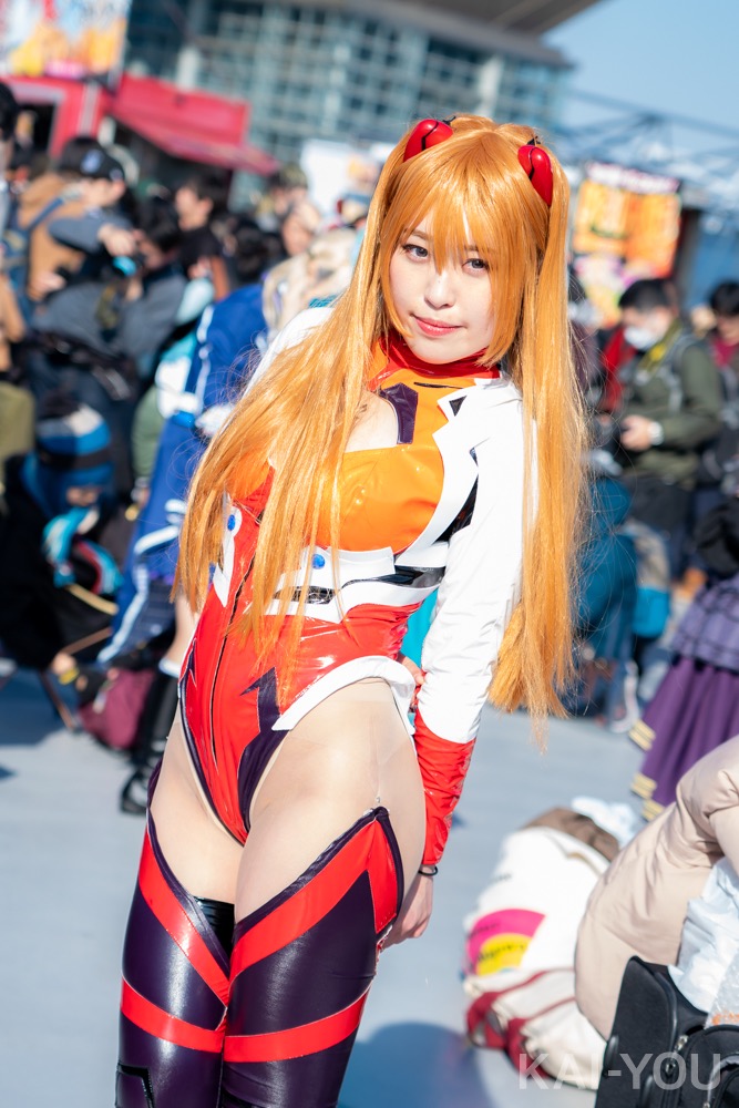 らむさん『ヱヴァンゲリヲン新劇場版』式波・アスカ・ラングレーのコスプレ