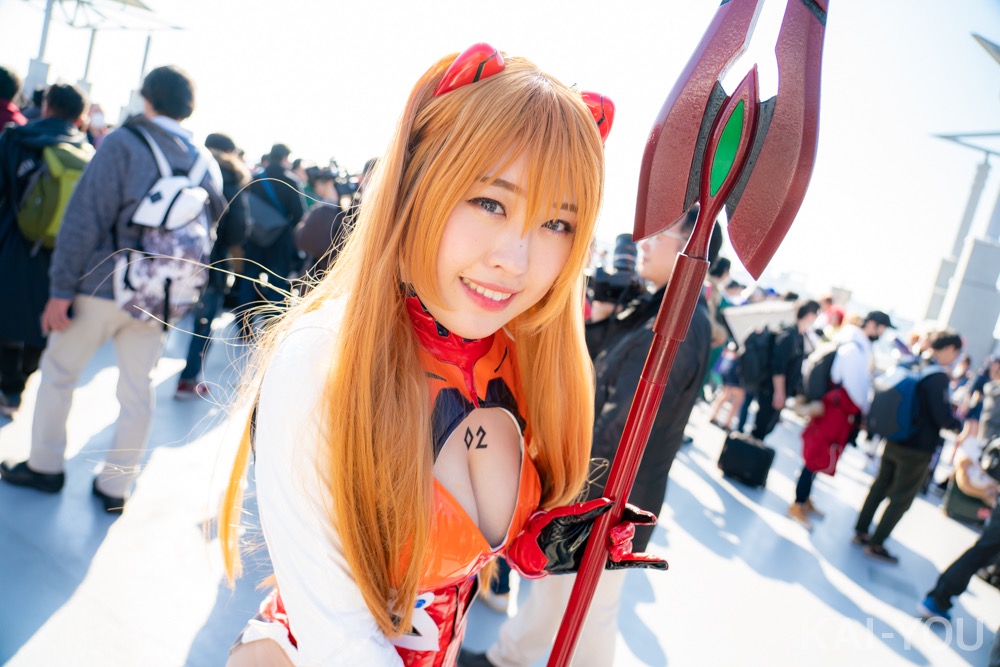 らむさん『ヱヴァンゲリヲン新劇場版』式波・アスカ・ラングレーのコスプレ