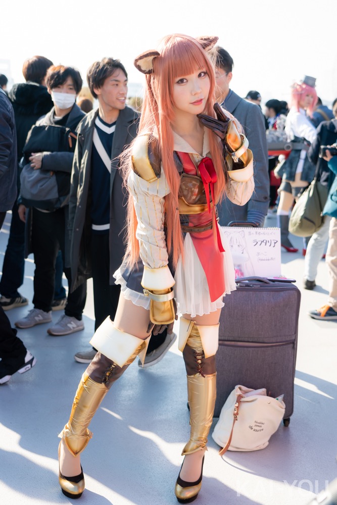 あへこさん『盾の勇者の成り上がり』ラフタリアのコスプレ