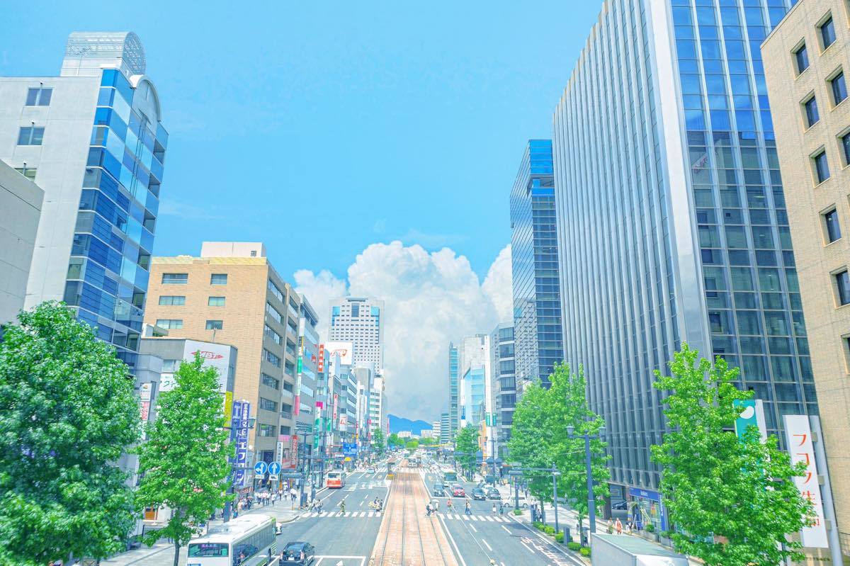 やまねこーへい「絵のような広島の街」