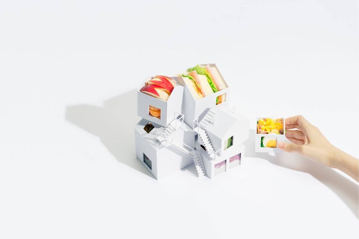 「Tokyo Apartment」弁当／画像は建築弁当設計室 アネーロさんのTwitterより