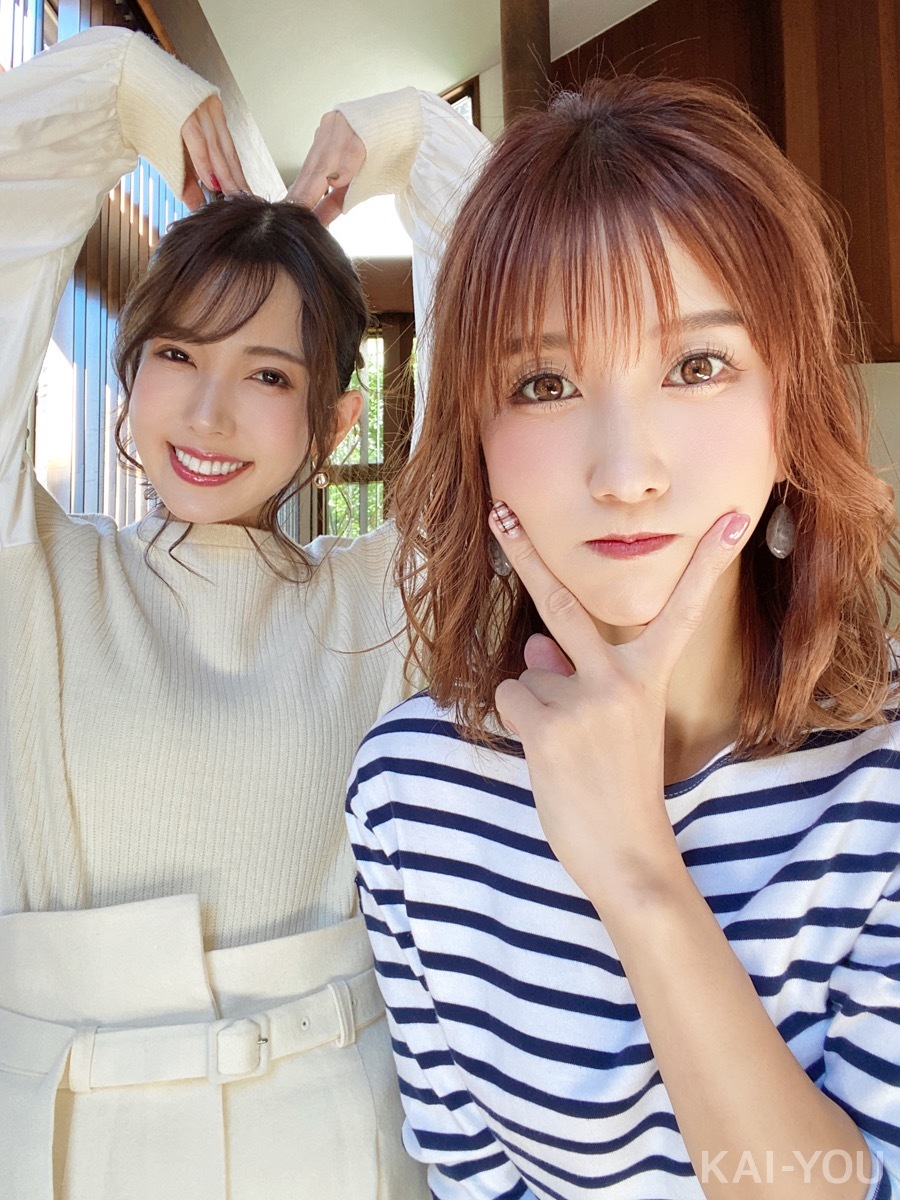 セクシー女優　波多野結衣さんと大槻ひびきさん