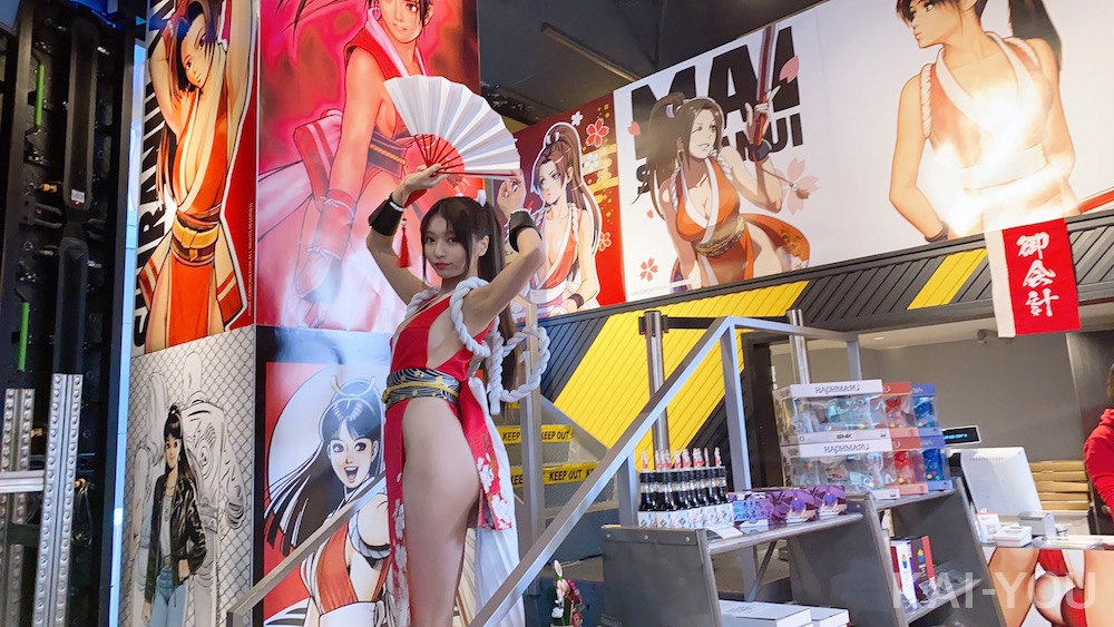 似鳥沙也加さんの不知火舞コスプレ