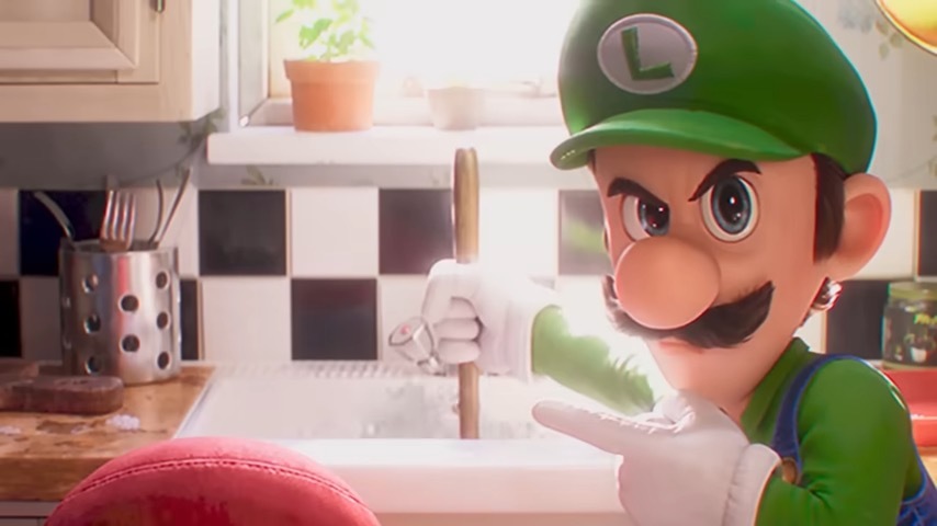 画像は動画「Super Mario Bros. Plumbing」のスクリーンショット-4