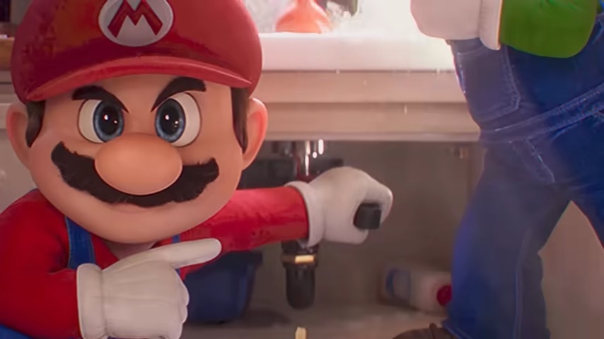 画像は動画「Super Mario Bros. Plumbing」のスクリーンショット-5