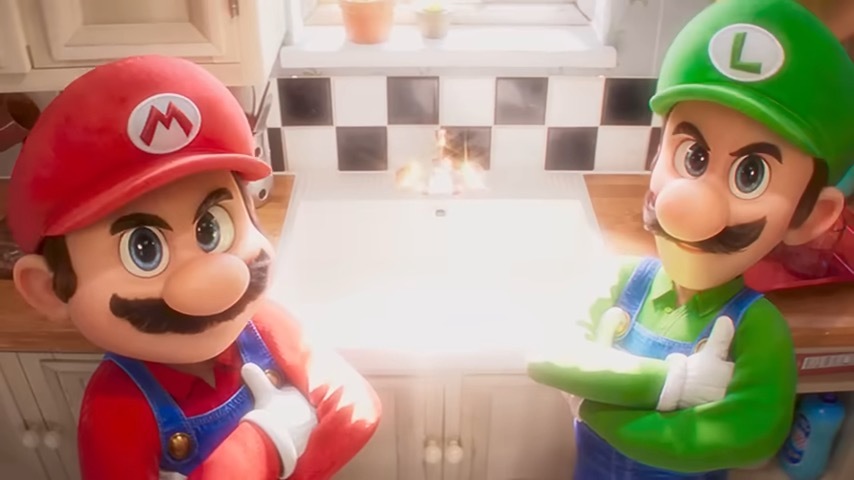 画像は動画「Super Mario Bros. Plumbing」のスクリーンショット-6