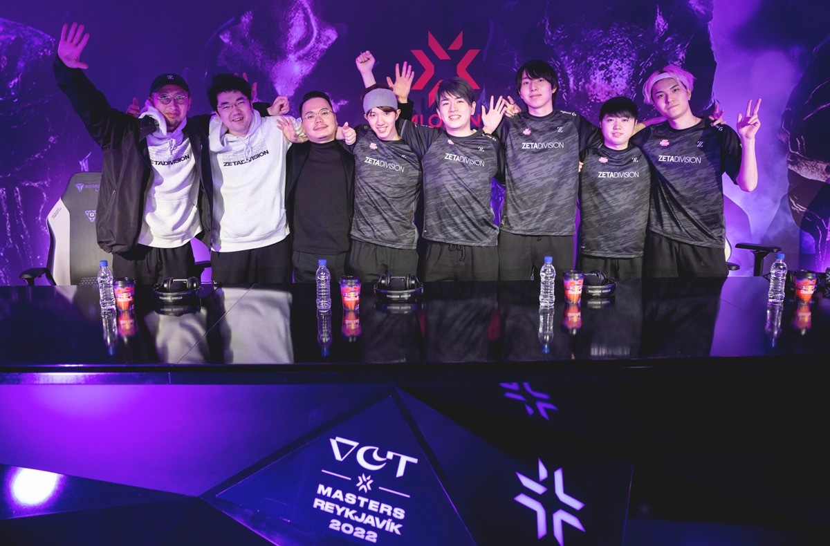 『VALORANT』の世界大会でOpTic Gamingに敗北したものの世界3位となったZETA DIVISIONの写真