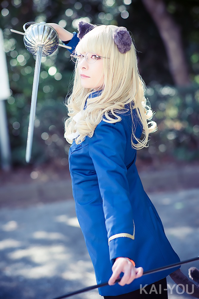 七海（@viorahill）さん／『ストライクウィッチーズ』ペリーヌ・クロステルマンのコスプレ