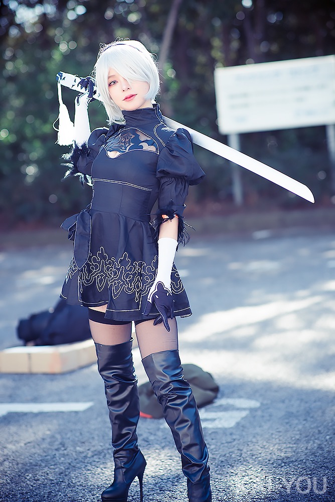 穂波あみさん／『ニーア オートマタ』（NieR:Automata）2Bのコスプレ