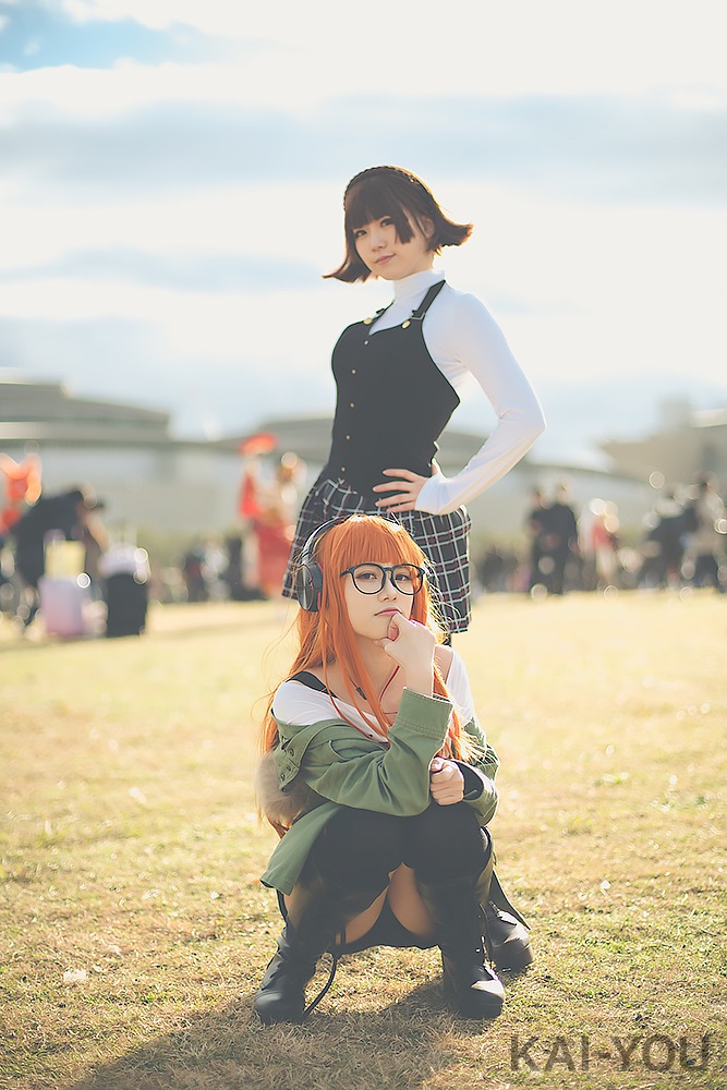 （後）一聖さん（前）雨衣さん