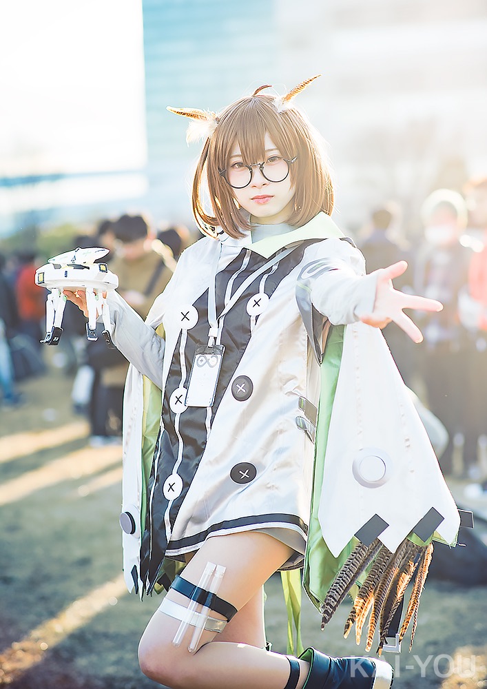 「コミックマーケット97」（C97）紅羽りおのコミケコスプレ写真／『アークナイツ』サイレンスのコスプレ