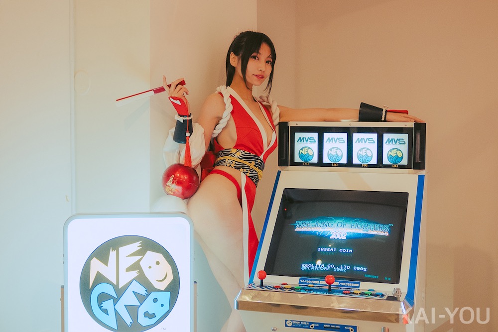 似鳥沙也加さんの不知火舞コスプレ