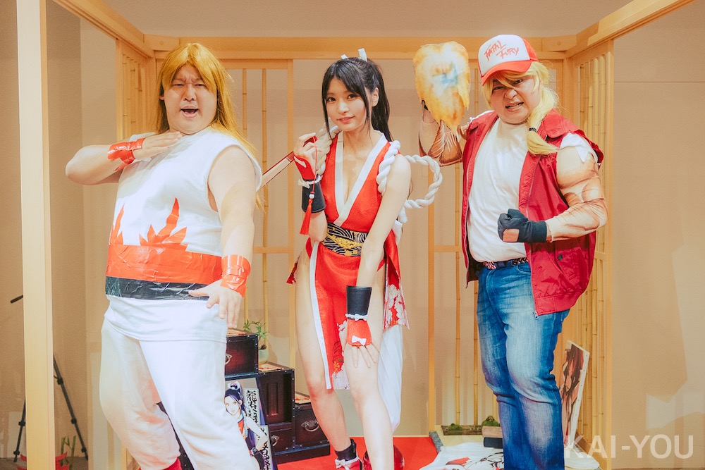 似鳥沙也加さんの不知火舞コスプレ