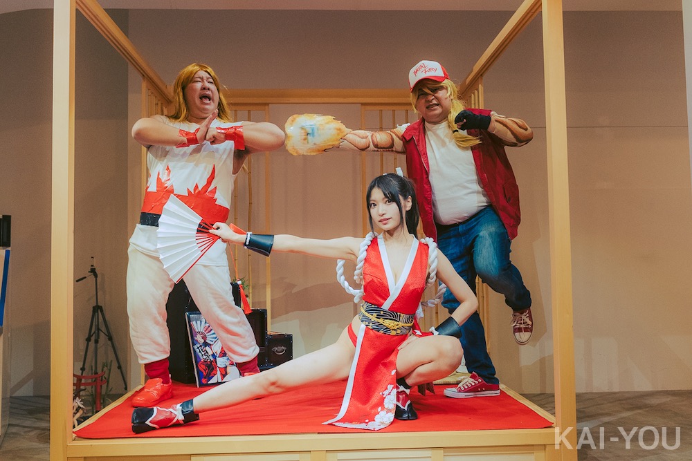 似鳥沙也加さんの不知火舞コスプレ