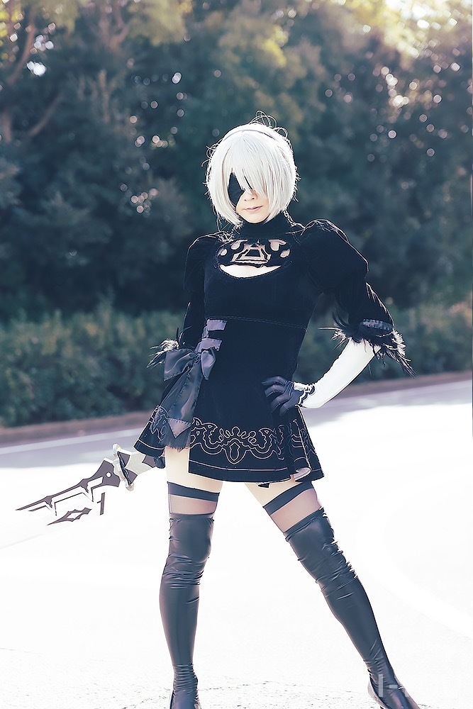 【『ワンダーフェスティバル2022[冬]』美人コスプレイヤー写真】珍龍オルタさん／「NieR:Automata」2B