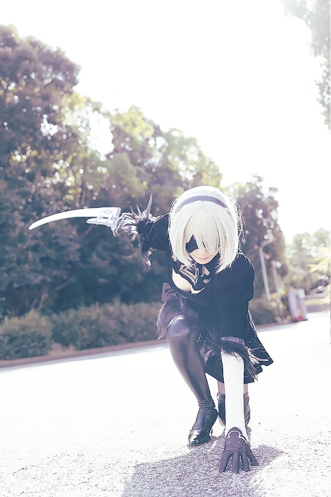 【『ワンダーフェスティバル2022[冬]』美人コスプレイヤー写真】珍龍オルタさん／「NieR:Automata」2B