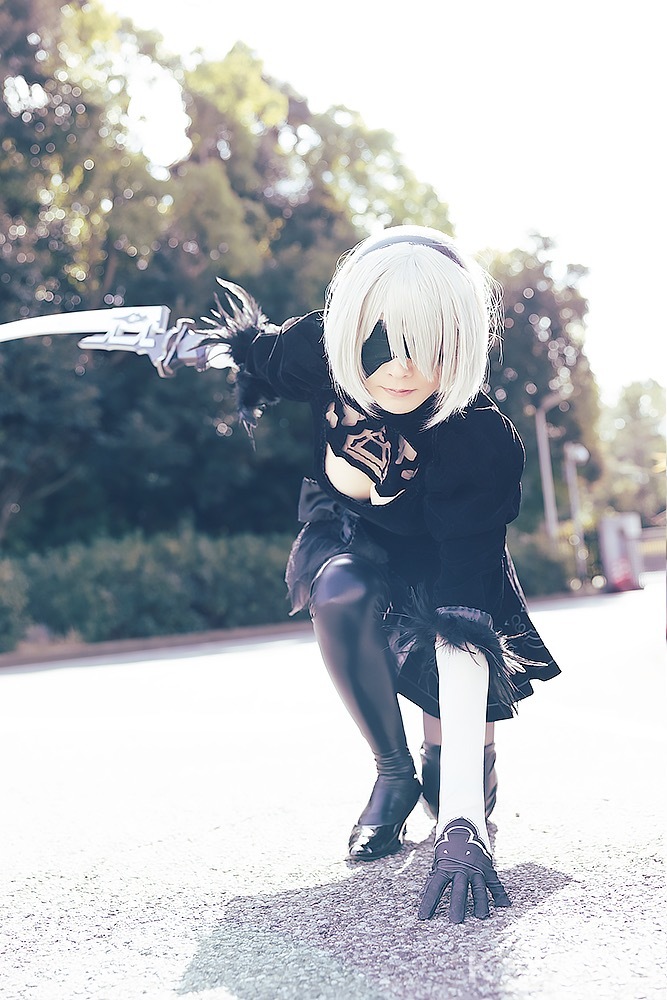 【『ワンダーフェスティバル2022[冬]』美人コスプレイヤー写真】珍龍オルタさん／「NieR:Automata」2B