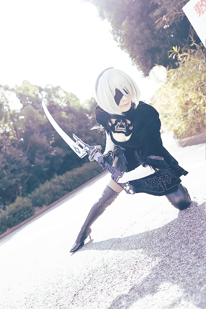 【『ワンダーフェスティバル2022[冬]』美人コスプレイヤー写真】珍龍オルタさん／「NieR:Automata」2B