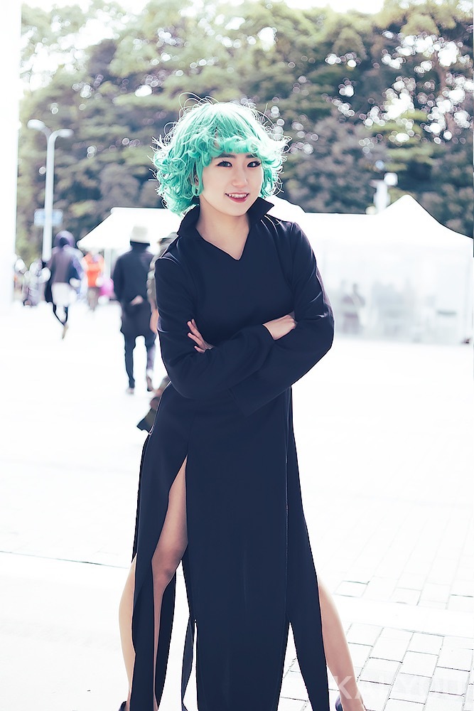 【『ワンダーフェスティバル2022[冬]』美人コスプレイヤー写真】雪見りすさん／『ワンパンマン』タツマキ