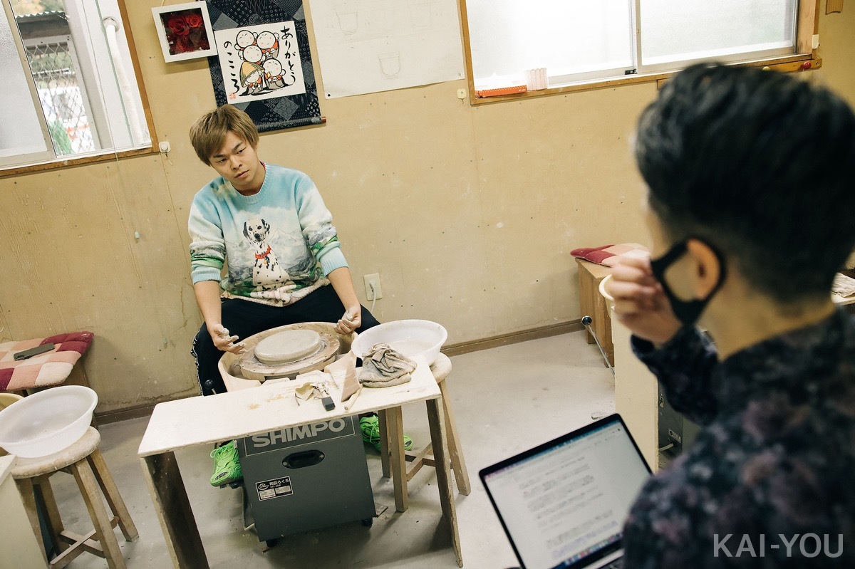 なかなかろくろがスタートしない